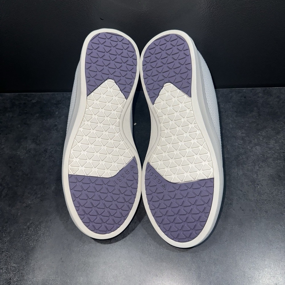 Vessi Weekend Sneaker Womens Size 9 Waterproof Shoes White Lilac Purple Mens 8 - Picture 11 of 12